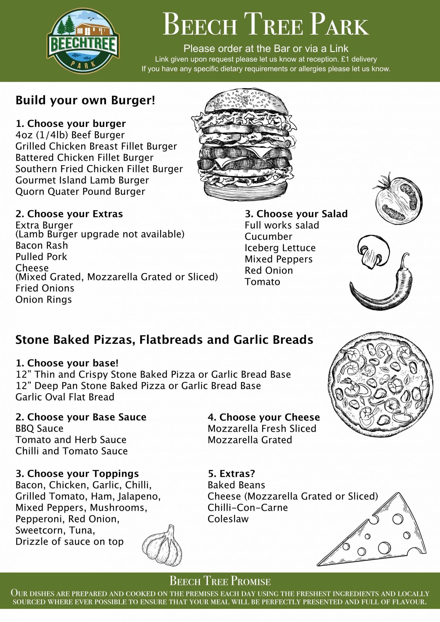 Burgers and Pizza